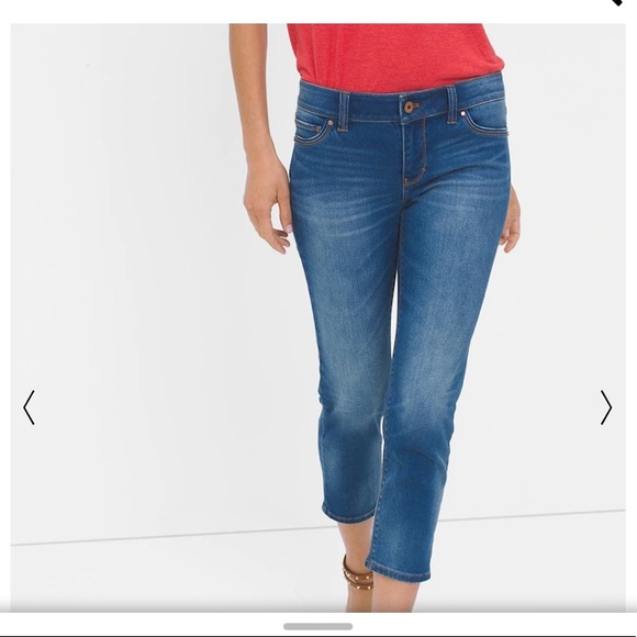 White House Black Market acid wash crop jeans Sz 2 - Picture 1 of 9